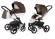  Коляска 2 в 1 Esspero Tour Leatherette (шасси Graphite) Cacao leatherette