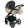Коляска 2в1 BEXA IDEAL черный+бежевая кожа