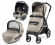 Коляска 3 в 1 Peg Perego Book 51 Elite Modular System (шасси White/Black) Luxe Ecru