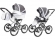 Коляска 2 в 1 Esspero Grand Classic (шасси Chrome) Royal Light Grey