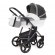 Коляска для новорожденных Esspero Grand Newborn Lux (шасси Graphite) Royal Grey