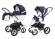 Коляска 2 в 1 Esspero Grand Tour (шасси White) Nappa Navy