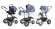 Коляска 3 в 1 Esspero Grand Discovery (шасси Graphite White) Jeans Blue