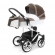 Коляска для новорожденных Esspero Grand Magic Pro  (шасси White) Royal Brown