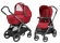 Коляска 2 в 1 Peg Perego Book 51 S XL Modular (шасси Jet) Geo Red
