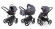 Коляска 3 в 1 Esspero Magic (шасси Black) Dark Grey