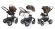Коляска 3 в 1 Esspero Grand Discovery (шасси Graphite) Royal Brown