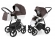 Коляска 2 в 1 Esspero Grand Newborn Lux (шасси Chrome) Cacao leatherette