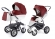 Коляска 2 в 1 Esspero Grand Discovery (шасси Graphite White) Cherry leatherette