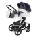 Коляска для новорожденных Esspero Grand Newborn Lux (шасси White) Royal Deep Ocean