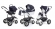 Коляска 3 в 1 Esspero Grand Discovery (шасси Graphite White) Sky Star