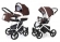 Коляска 2 в 1 Esspero Newborn Lux (шасси White) Chocco