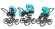 Коляска 3 в 1 Esspero Classic Alu (шасси Black) Aqua