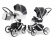 Коляска 2 в 1 Esspero Grand Magic Pro (шасси White) Royal Grey