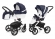 Коляска 2 в 1 Esspero Tour Leatherette (шасси White) Nappa Navy