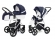 Коляска 2 в 1 Esspero Grand Newborn Lux (шасси Grey) Nappa Navy