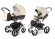 Коляска 2 в 1 Esspero Grand Tour (шасси White) Cream leatherette