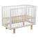 Детская кроватка Polini Simple 340 Белый/Натуральный