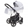 Коляска для новорожденных Esspero Grand Newborn Lux (шасси Graphite) Grey Diamond