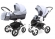 Коляска 2 в 1 Esspero Grand Tour (шасси White) Grey Stone