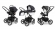 Коляска 3 в 1 Esspero Grand Magic Pro (шасси Black) Nappa Graphite