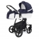 Коляска для новорожденных Esspero Grand Newborn Lux (шасси Chrome) Nappa Navy