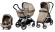 Коляска 3 в 1 Peg Perego Book 51 S Elite Modular System (шасси Jet) Cream