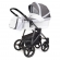 Коляска для новорожденных Esspero Grand Newborn Lux (шасси Graphite) Royal Light Grey