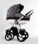 Коляска 2 в 1 Farfello Care-Line CL13 темно-синий, клетка