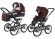 Коляска 2 в 1 Esspero Classic Alu (шасси Graphite) Brown