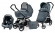 Коляска 3 в 1 Peg Perego Book 51 XL Modular System (шасси Jet) Blue Denim