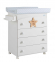 Детский пеленальный комод Micuna Baby Star B-970 White/Scandinavian  Матрасик: Lunares Beige