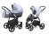 Коляска 2 в 1 Esspero Grand Newborn Lux (шасси Chrome) Grey Stone