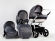 Коляска 3 в 1 Farfello Care-Line CL13 темно-синий, клетка