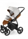 Прогулочная коляска Esspero Grand Newborn Lux (шасси Black) Orange leatherette