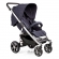 Прогулочная коляска Gesslein S4 Air+ Black/marineЧерный Синий