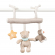 Мягкая игрушка на завязках Nattou Soft Toy Mia Basile Кролик и Мишка 562188