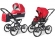 Коляска 2 в 1 Esspero Classic Alu (шасси Black) Red