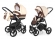 Коляска 2 в 1 Esspero Newborn Lux (шасси Chrome) Beige Brown