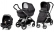 Коляска 3 в 1 Peg Perego Book 51 S Elite Modular System (шасси Jet) Onyx