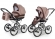 Коляска 2 в 1 Esspero Classic (шасси Chrome) Luna