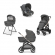 Коляска 3 в 1 Inglesina Aptica с подставкой под люльку Stand Up New Velvet Grey
