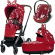 Коляска 3 в 1 Cybex Priam III Jeremy Scott Petticoat (Cloud Z) Chrome