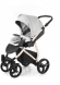 Прогулочная коляска Esspero Grand Newborn Lux (шасси Beige) White leatherette