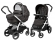 Коляска 2 в 1 Peg Perego Book 51 S XL Modular (шасси White/Black) Bloom Black