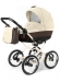 Коляска для новорожденных Esspero Grand Classic (шасси Beige) Cream leatherette