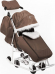 Санки-коляска Pikate Снеговик Шоколад