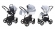 Коляска 3 в 1 Esspero Grand Newborn Lux (шасси Chrome) Jeans Grey