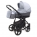 Коляска для новорожденных Esspero Grand Newborn Lux (шасси Black) Grey Stone