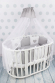 Комплект Premium в кроватку 18 предметов AmaroBaby Кроха Серый
